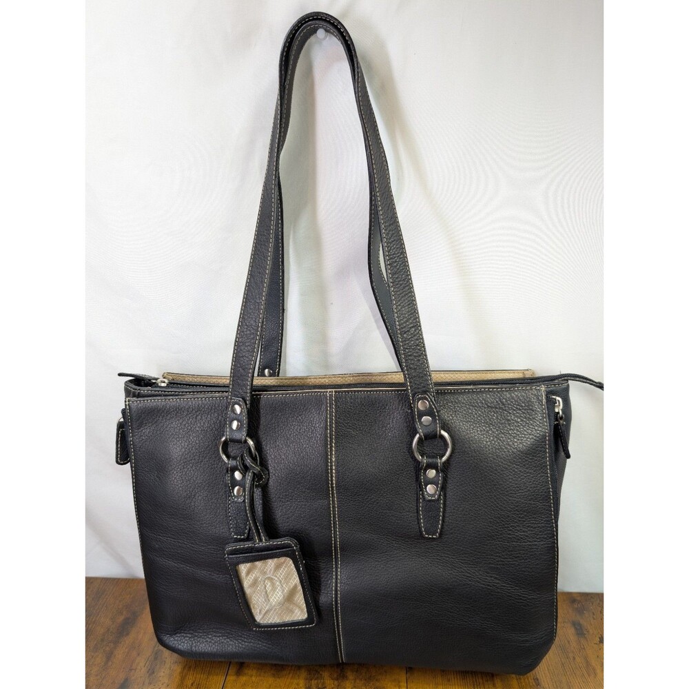 Samsonite Business Classic Soft Leather Travel  Tote/ Briefcase, Black